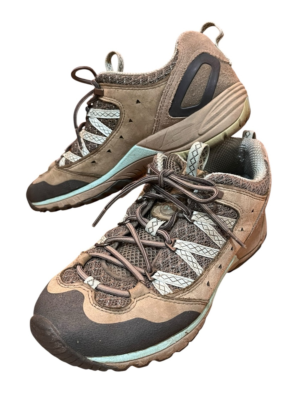 Merrell Avian Hiking Shoes Dusty Olive Light Green Sports Walking Vibram 8.5